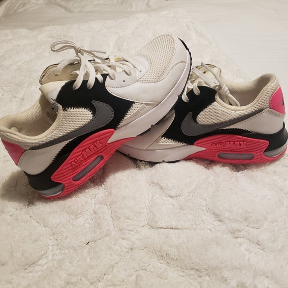 NIKE AIR MAX SNEAKERS WHITE-PINK SIZE:7.5 - Picture 3 of 11